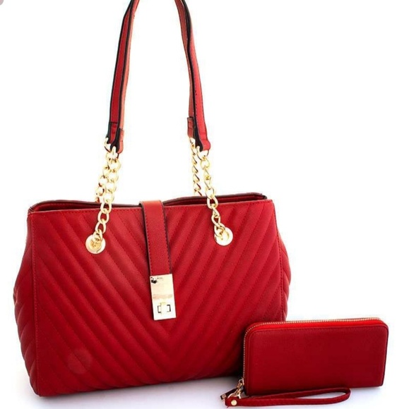 Born 2 Glam Boutique Handbags - 50% Red Purse